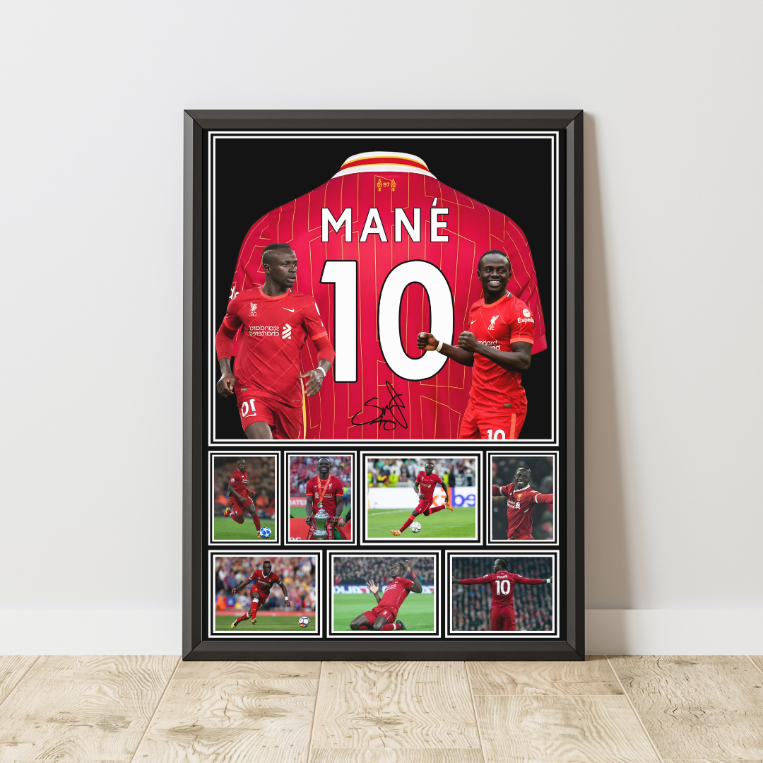 Sadio Mané Print / Football Legends Poster / Football Gift