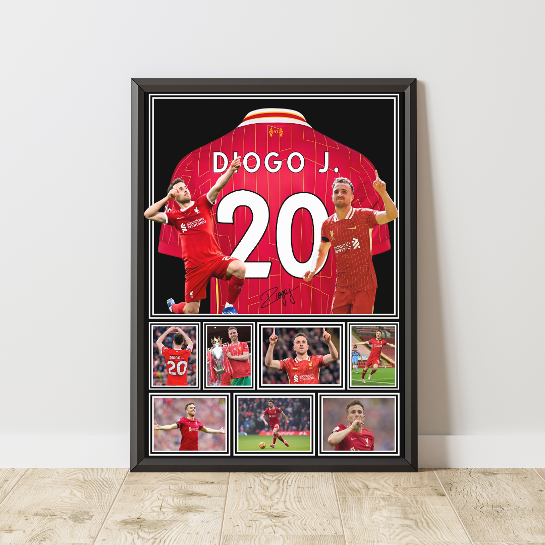 Diogo Jota Print / Football Legends Poster / Football Gift