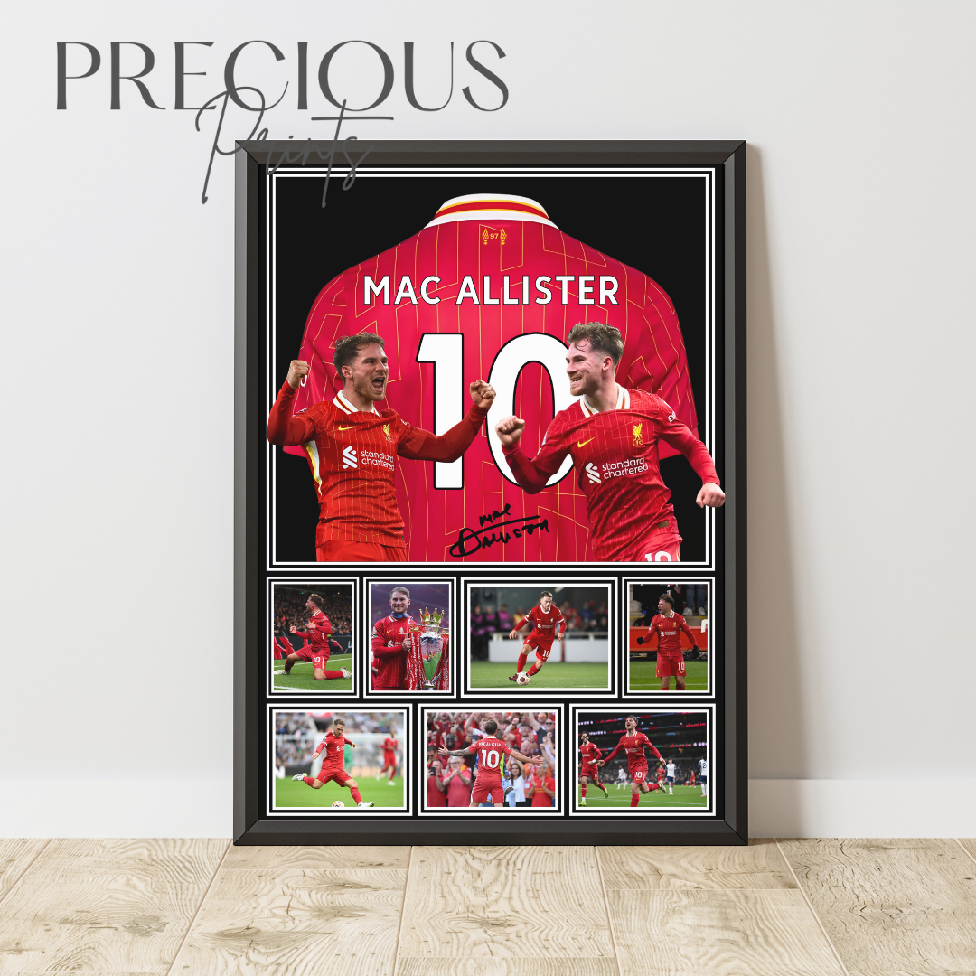 Mac Allister Print / Football Legends Poster / Football Gift