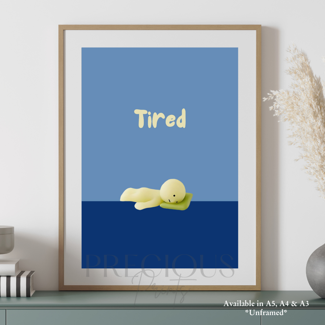 Smiski Sleepy Tired Poster / Smiski Series