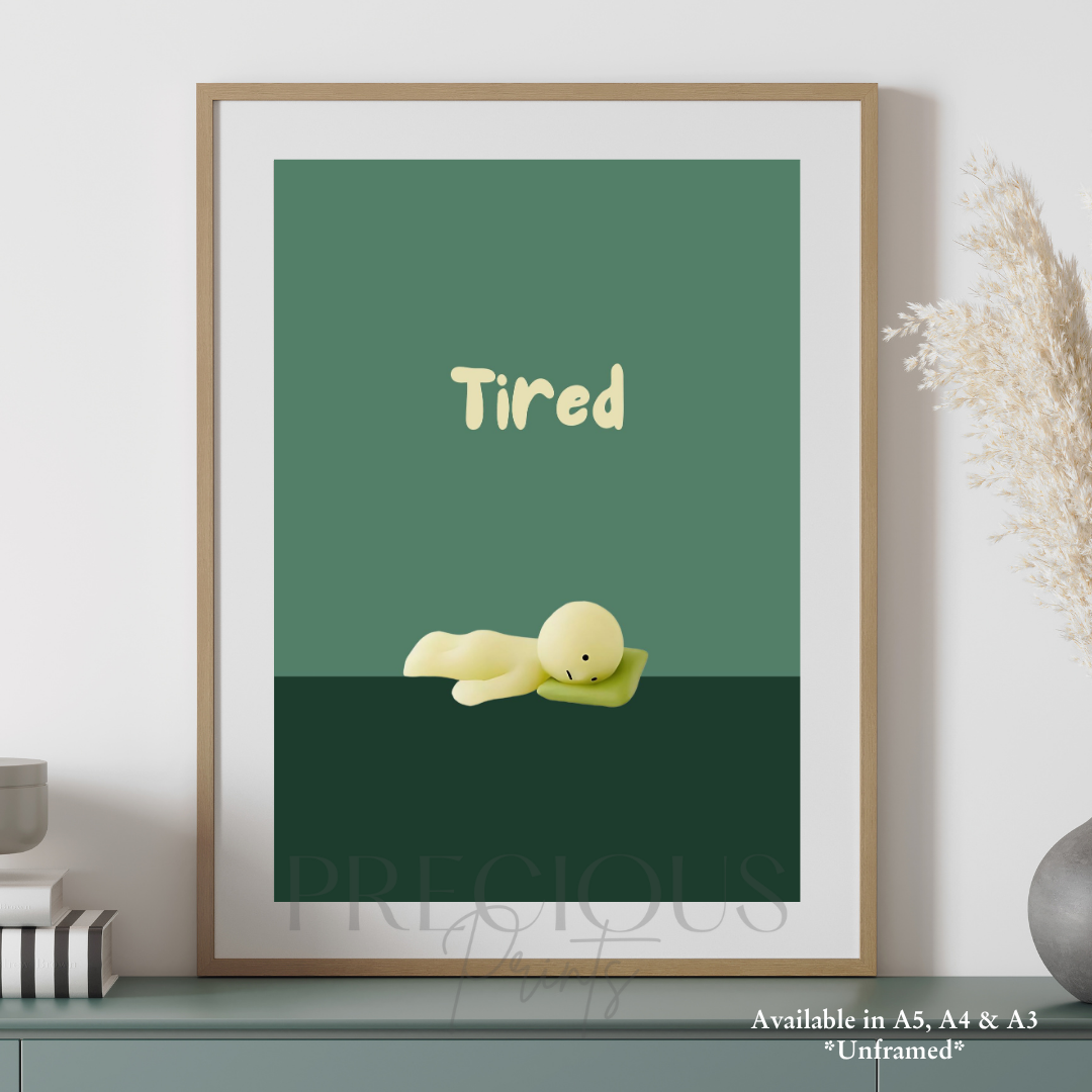 Smiski Sleepy Tired Poster / Smiski Series