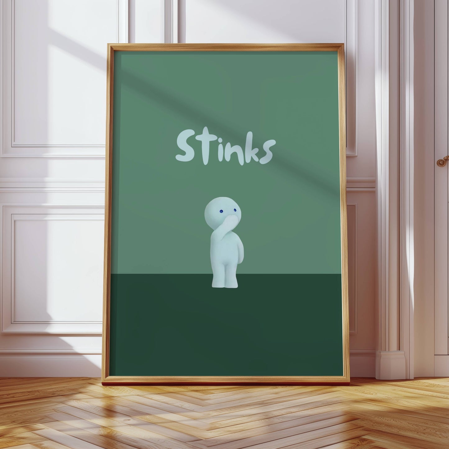 Smiski Stinks Poster / Smiski Toilet Series