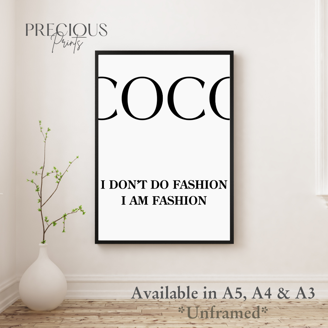 Set of 3 Luxury Fashion Designer Prints