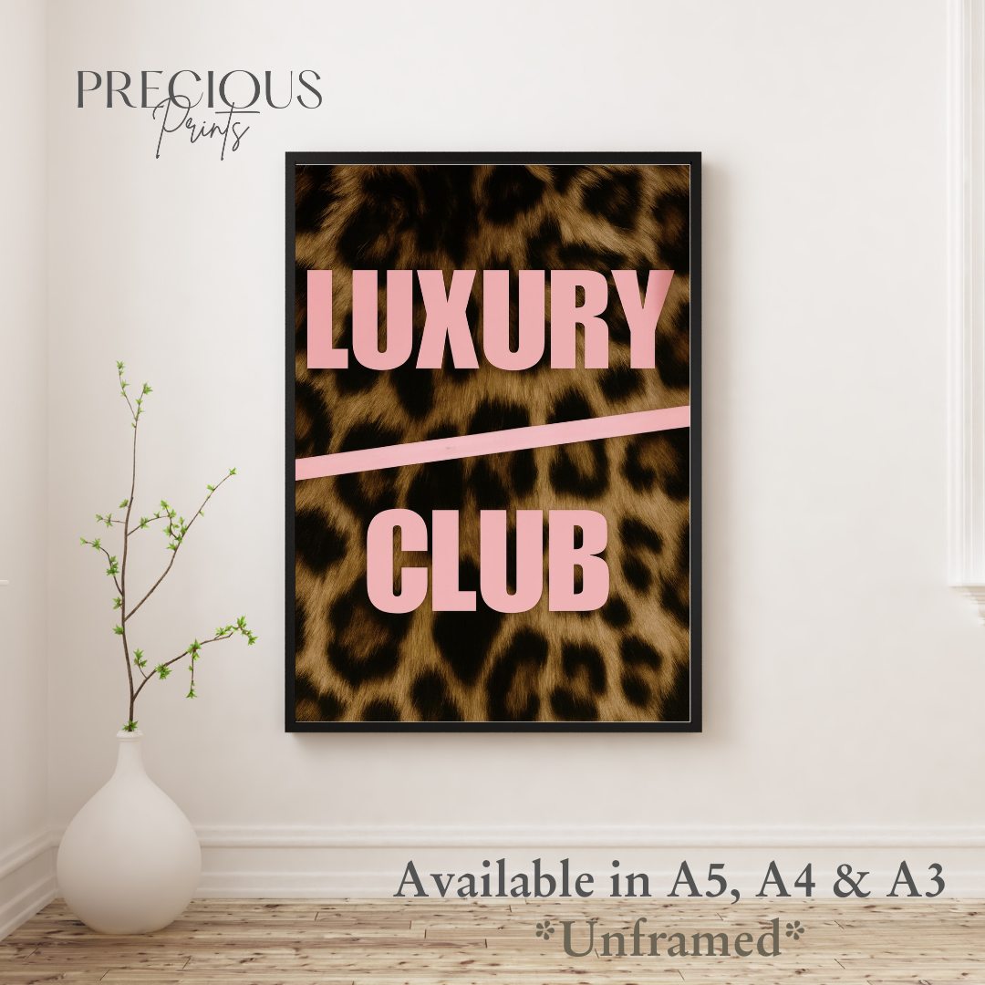 Luxury Club Poster