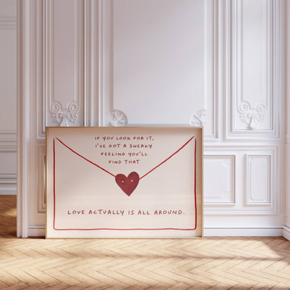 Love Actually Inspired Quote Print