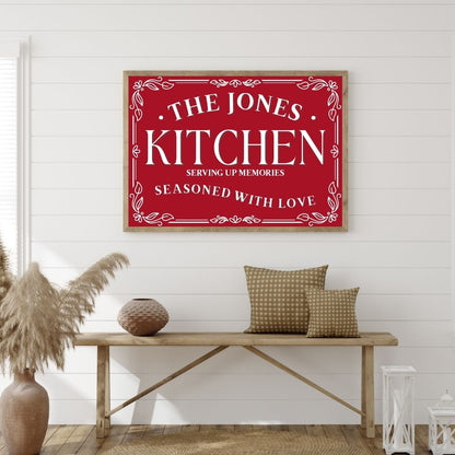 Personalised Kitchen Print