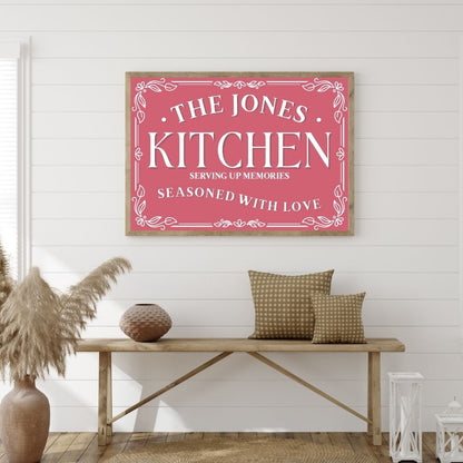 Personalised Kitchen Print