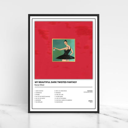 Kanye West The Full Collection of Album Posters Unframed A5 A4 A3