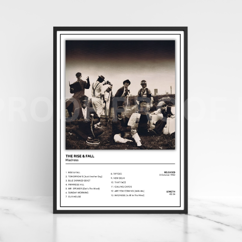 Madness - The Rise & Fall Album Cover Poster A5 A4 A3
