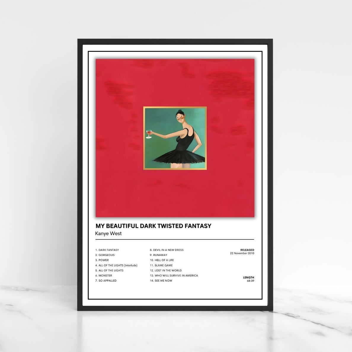 Kanye West The Full Collection of Album Posters Unframed A5 A4 A3