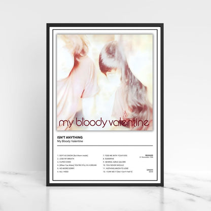 My Bloody Valentine Album Cover Poster A5 A4 A3 Unframed The Full Collection