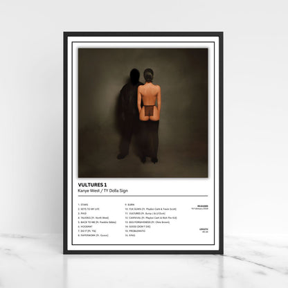 Kanye West The Full Collection of Album Posters Unframed A5 A4 A3