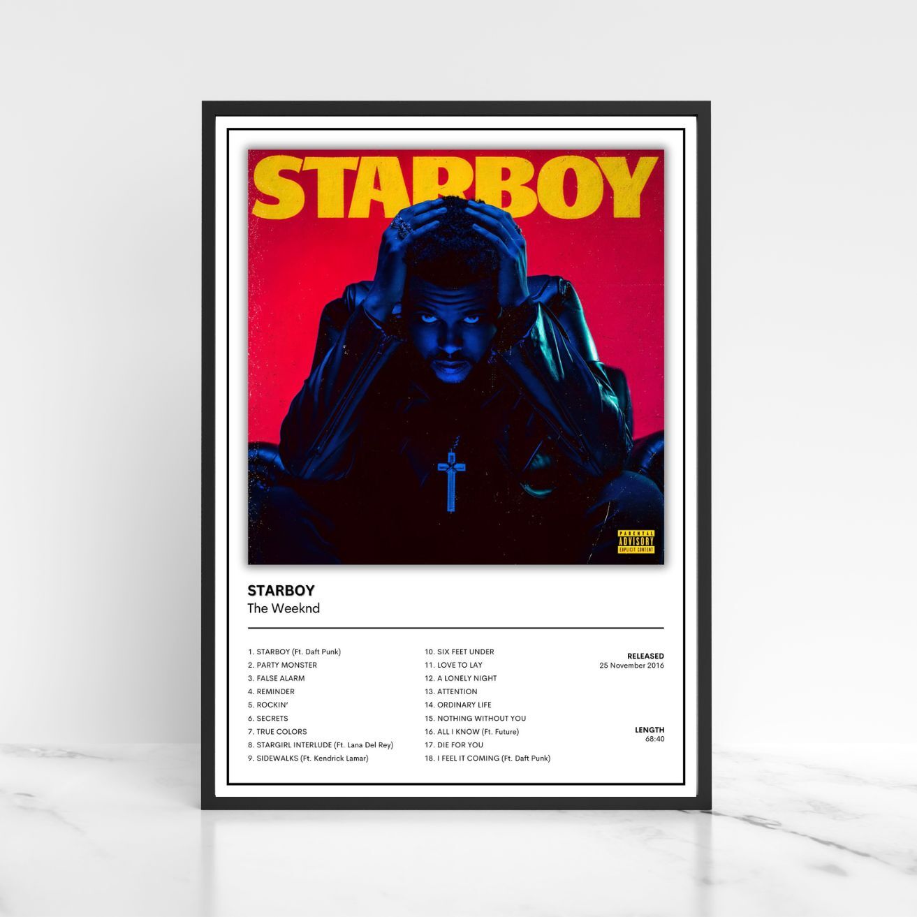 The Weeknd Full Collection Music Album Cover Poster Music Gift A3 A4 A5