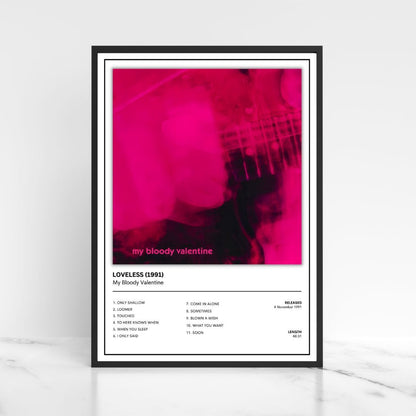 My Bloody Valentine Album Cover Poster A5 A4 A3 Unframed The Full Collection