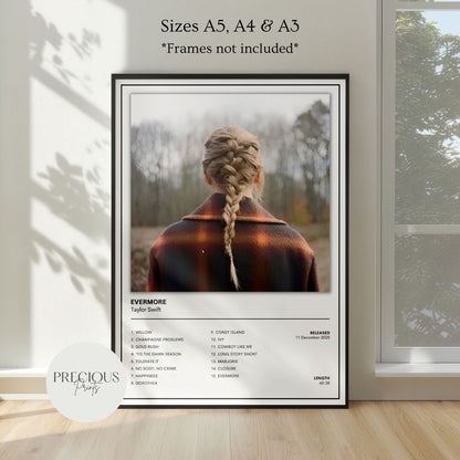 Taylor Swift Full Collection Album Cover Posters A5 A4 A3 Unframed Music Print