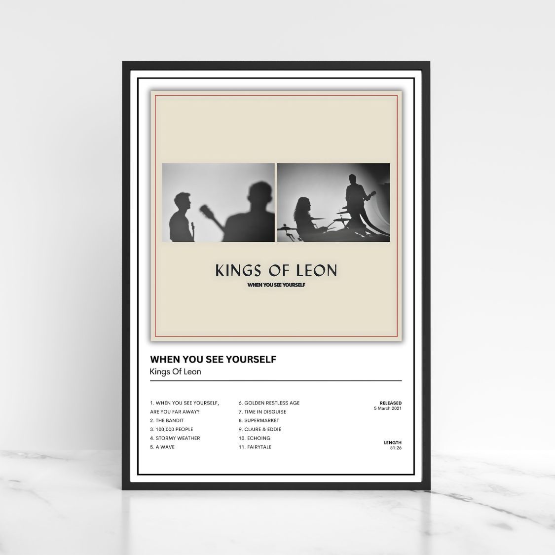 Kings of Leon Full Collection Album Cover Music Poster A5 A4 A3