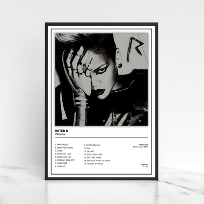 Rihanna Full Collection of Album Cover Wall Posters A5 A4 A3