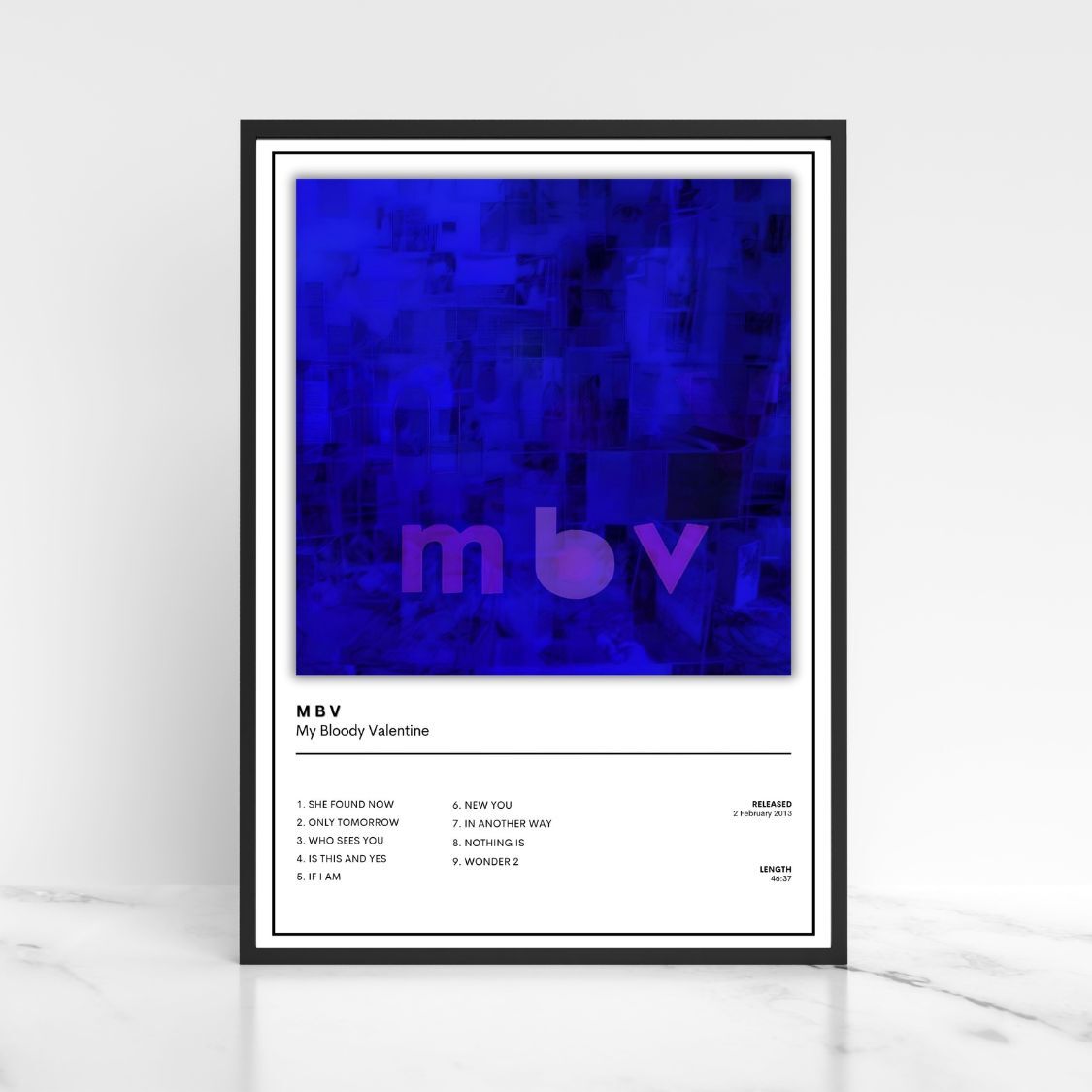 My Bloody Valentine Album Cover Poster A5 A4 A3 Unframed The Full Collection