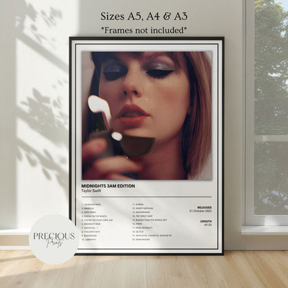 Taylor Swift Full Collection Album Cover Posters A5 A4 A3 Unframed Music Print