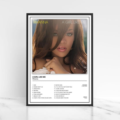 Rihanna Full Collection of Album Cover Wall Posters A5 A4 A3