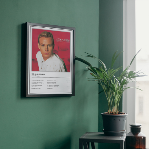 Jason Donovan Ten Good Reasons Album Cover Poster / Music Gift A5 A4 A3