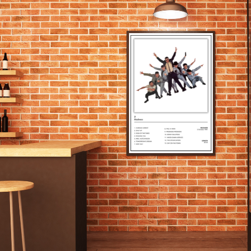 Madness - 7 Album Cover Poster Music Poster Music Gift A5 A4 A3