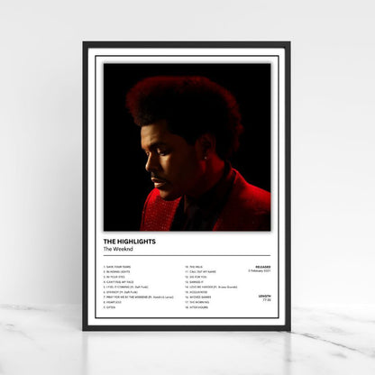 The Weeknd Full Collection Music Album Cover Poster Music Gift A3 A4 A5