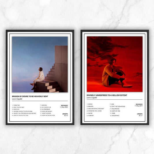 Lewis Capaldi Music Poster Album Cover Poster A5 A4 A3