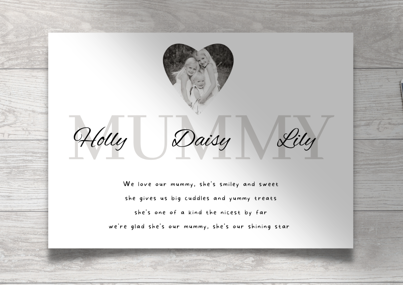 Personalised Family Print / Mothers Day / Grandma's Day / Family Print A5 A4 A3