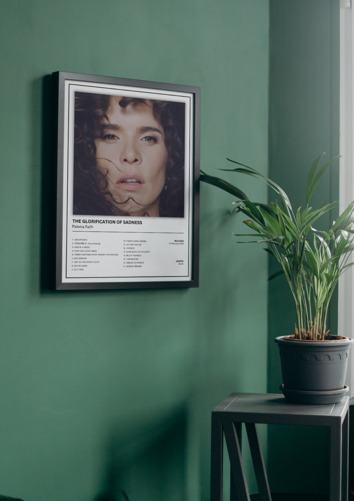 Paloma Faith The Glorification of Sadness Album Music Poster / A5 A4 A3