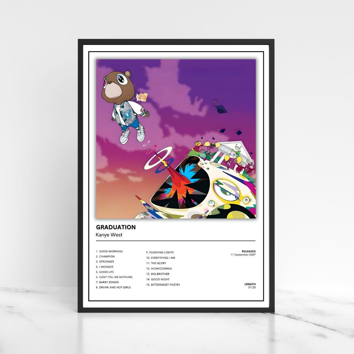 Kanye West The Full Collection of Album Posters Unframed A5 A4 A3