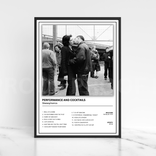 Stereophonics Performance & Cocktails Album Cover Music Poster /  A5 A4 A3