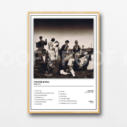 Madness - The Rise & Fall Album Cover Poster A5 A4 A3