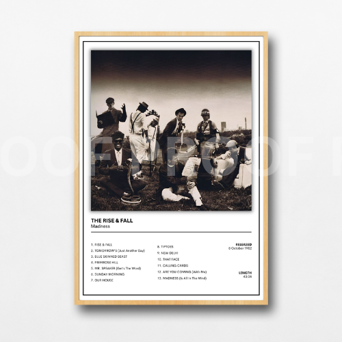 Madness - The Rise & Fall Album Cover Poster A5 A4 A3