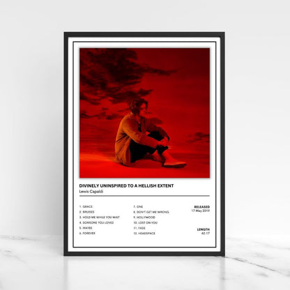 Lewis Capaldi Music Poster Album Cover Poster A5 A4 A3