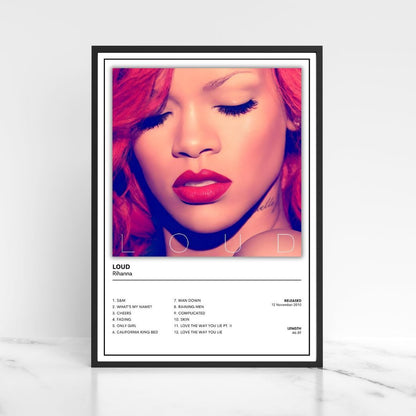 Rihanna Full Collection of Album Cover Wall Posters A5 A4 A3