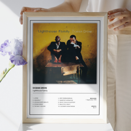 Lighthouse Family Ocean Drive Album Cover Music Poster /  A5 A4 A3