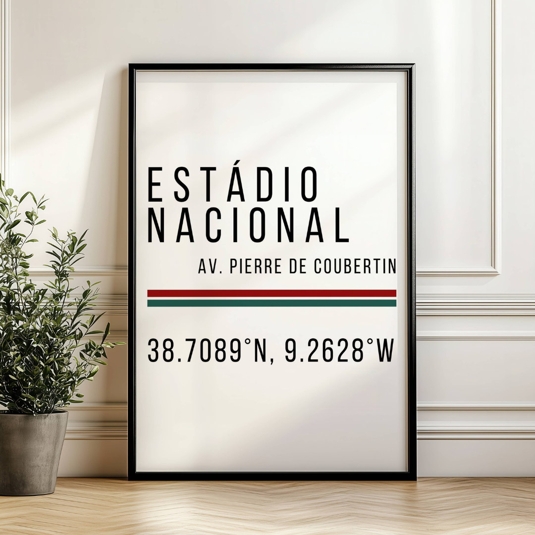 Set of 3 Personalised Ronaldo - Portugal Football Prints