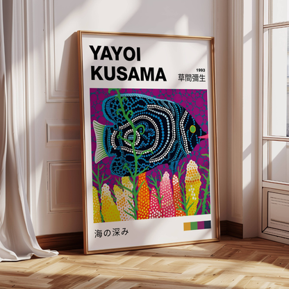Yayoi Kusama 1993 Fish Print