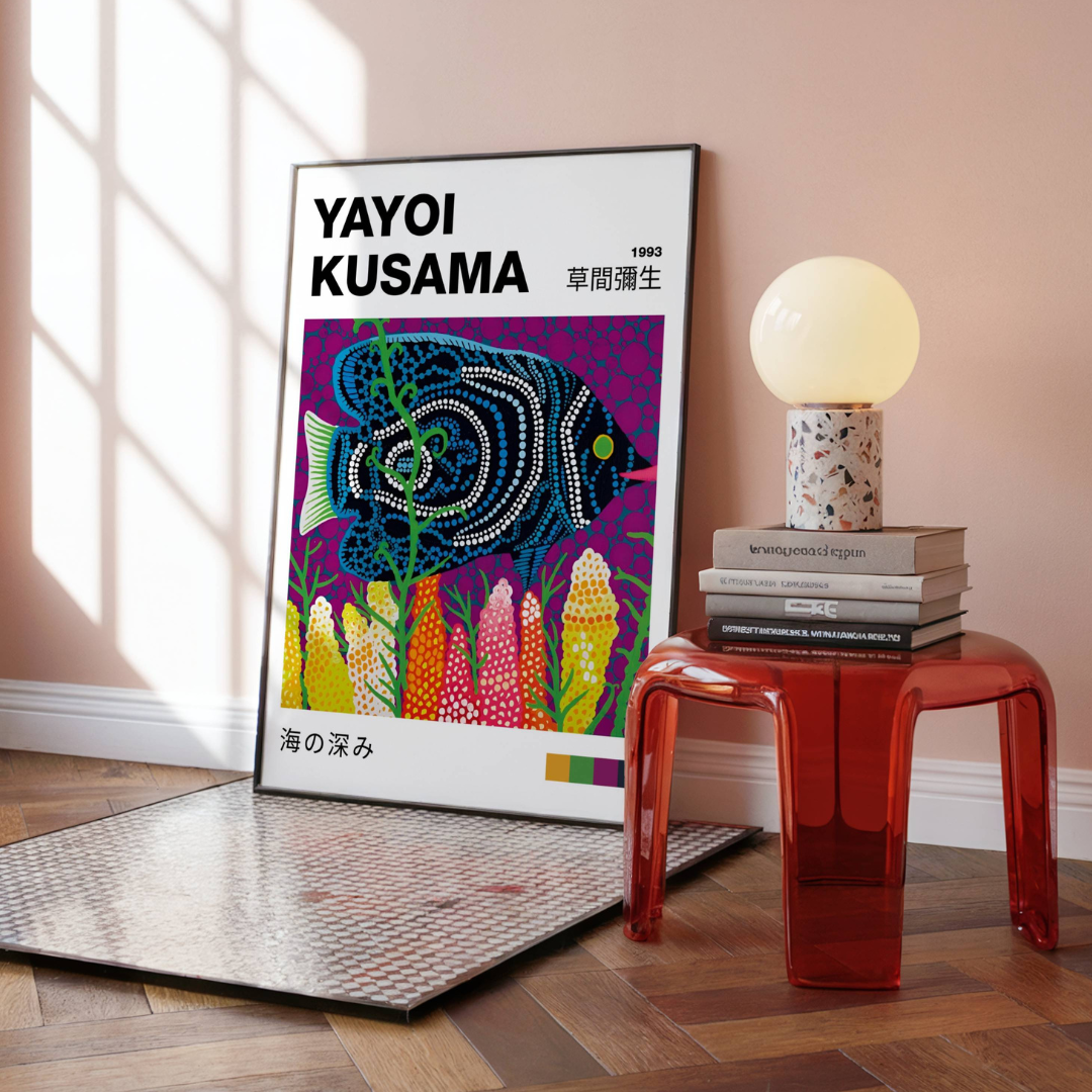 Yayoi Kusama 1993 Fish Print