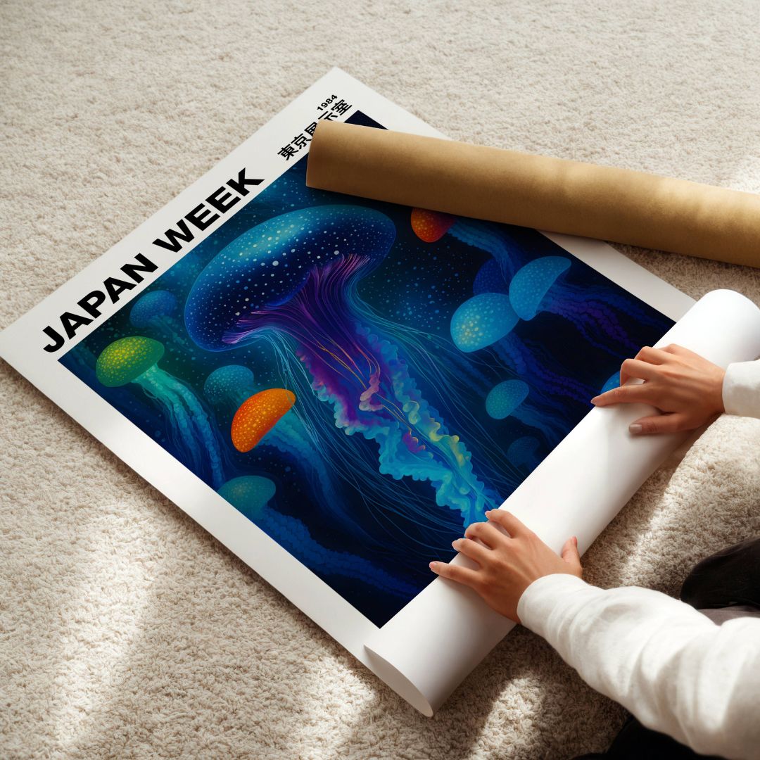 Japan, Tokyo Jellyfish Print