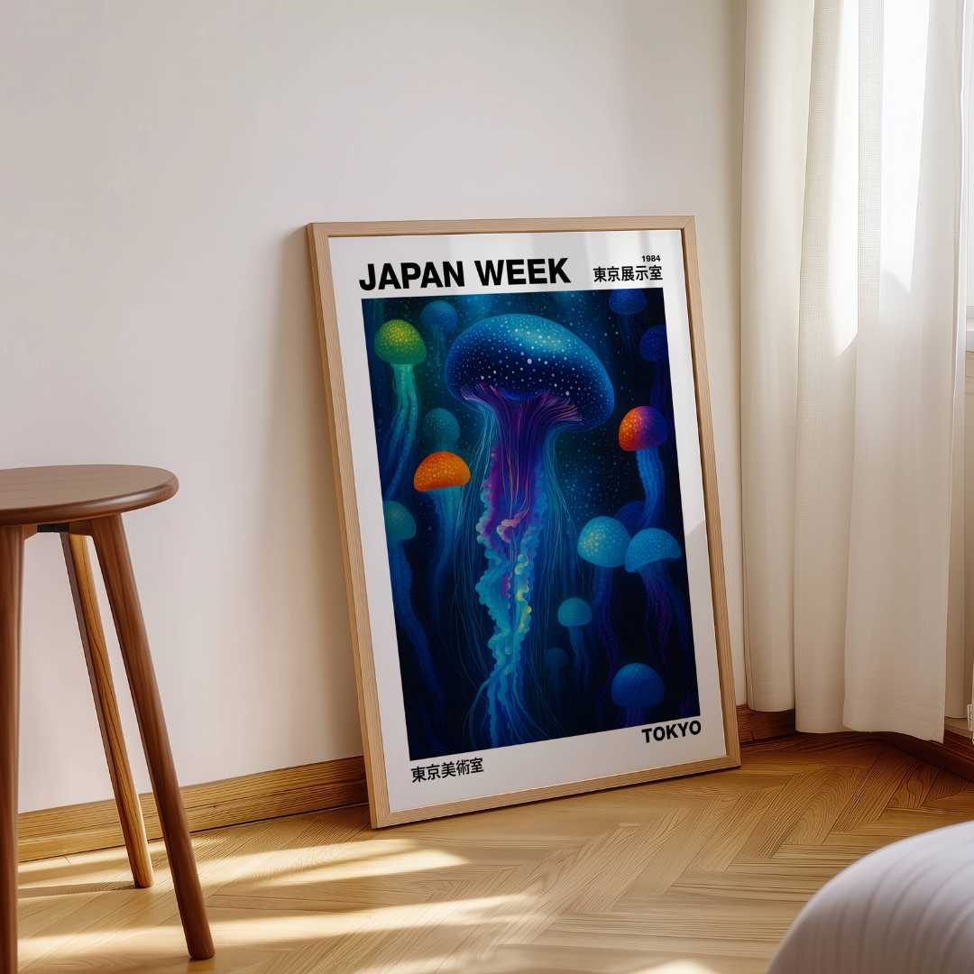 Japan, Tokyo Jellyfish Print