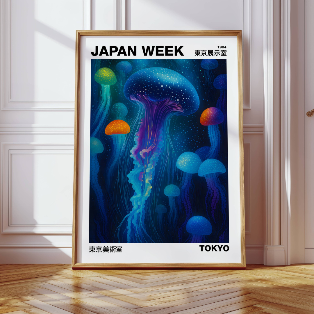 Japan, Tokyo Jellyfish Print