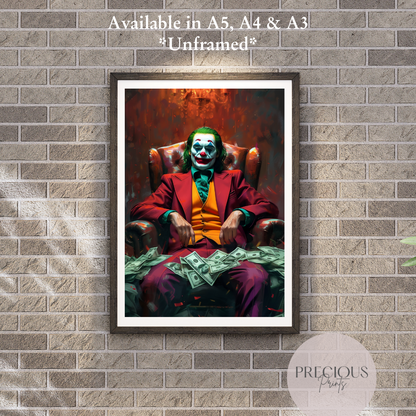 The Joker Anime Movie Poster Unframed A5 A4 A3