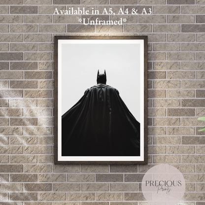 Batman Anime Movie Poster Unframed A5 A4 A3