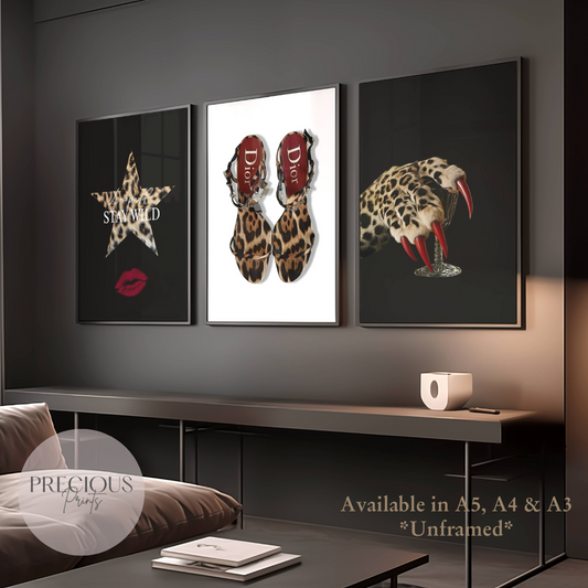 Set of 3 Leopard Prints