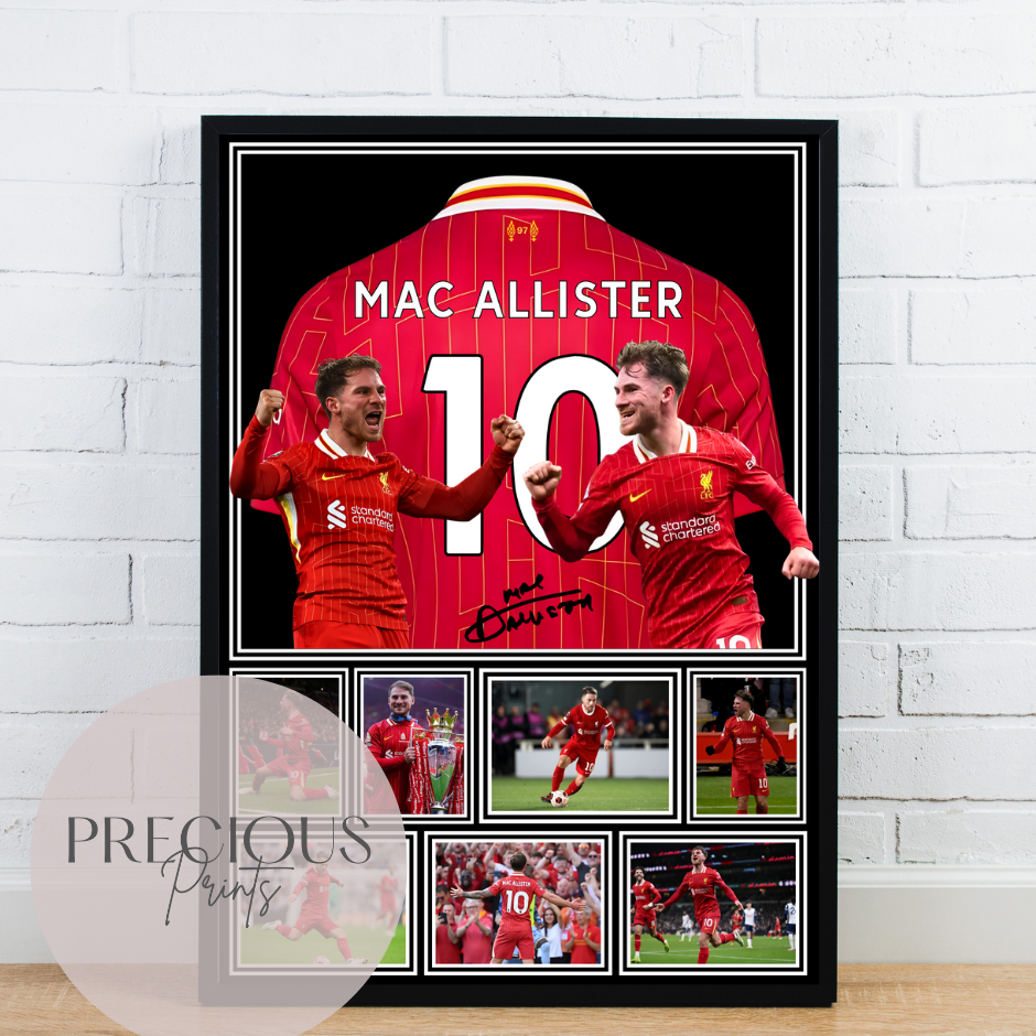 Mac Allister Print / Football Legends Poster / Football Gift