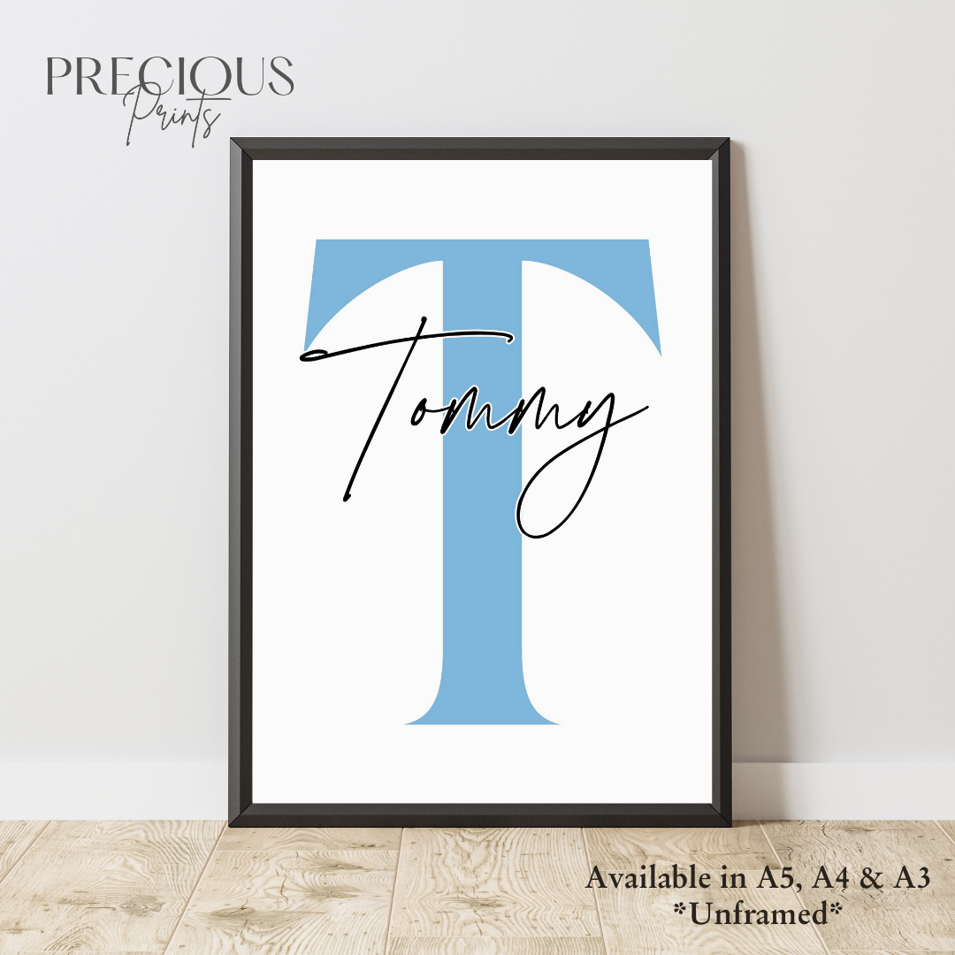 Set of 3 Personalised Erling Haaland Prints MCFC