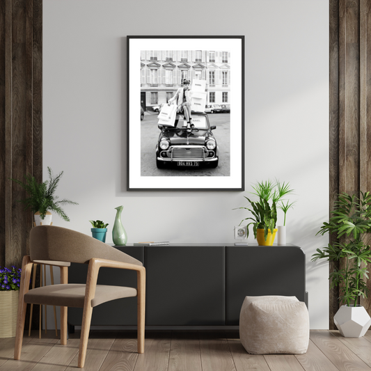 Chanel Poster / Designer Fashion Print / Black and White Stylish Art