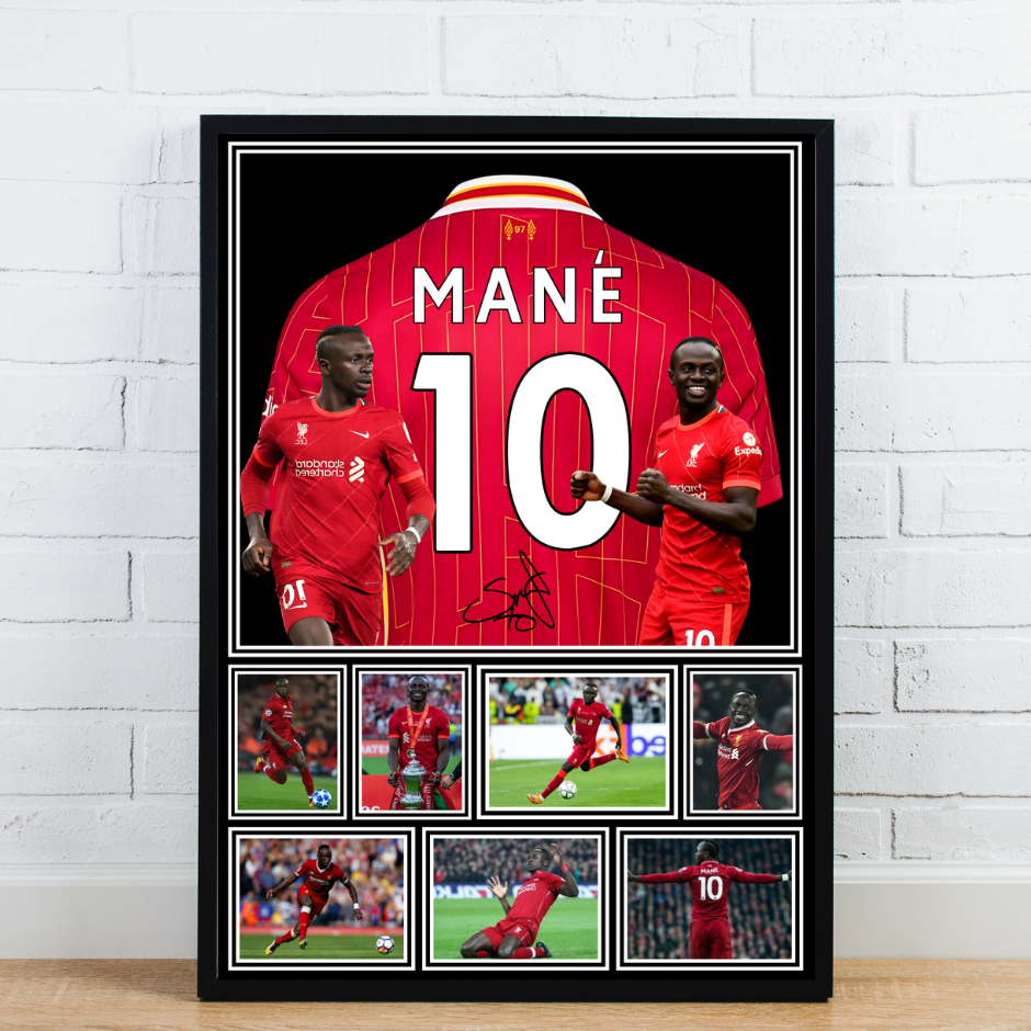 Sadio Mané Print / Football Legends Poster / Football Gift
